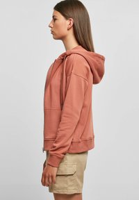 Urban Classics Felpa con zip - terracotta