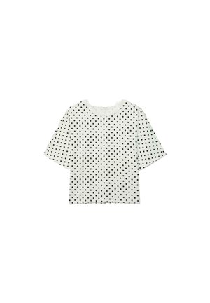 Stradivarius, JAPANESE SHORT SLEEVE T-SHIRT 07063630 - T-shirts basic - mottled blue