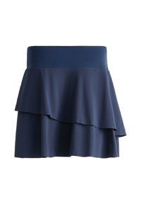 SHORT RUFFLED - A-vonalú szoknya - dark blue