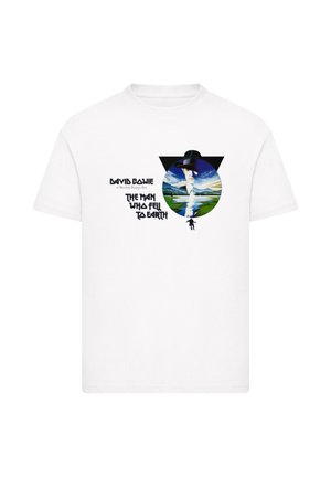 THE MAN WHO FELL TO EARTH DAVID BOWIE - Print T-shirt - weiß