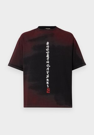 T-shirt imprimé - white/red/black