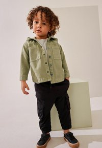 Next HOODED  REGULAR FIT - Teksajakk - green hooded shacket