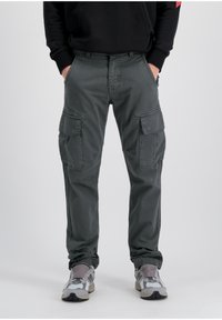 Alpha Industries - AGENT - Jeans baggy - vintage grey Immagine in miniatura 1