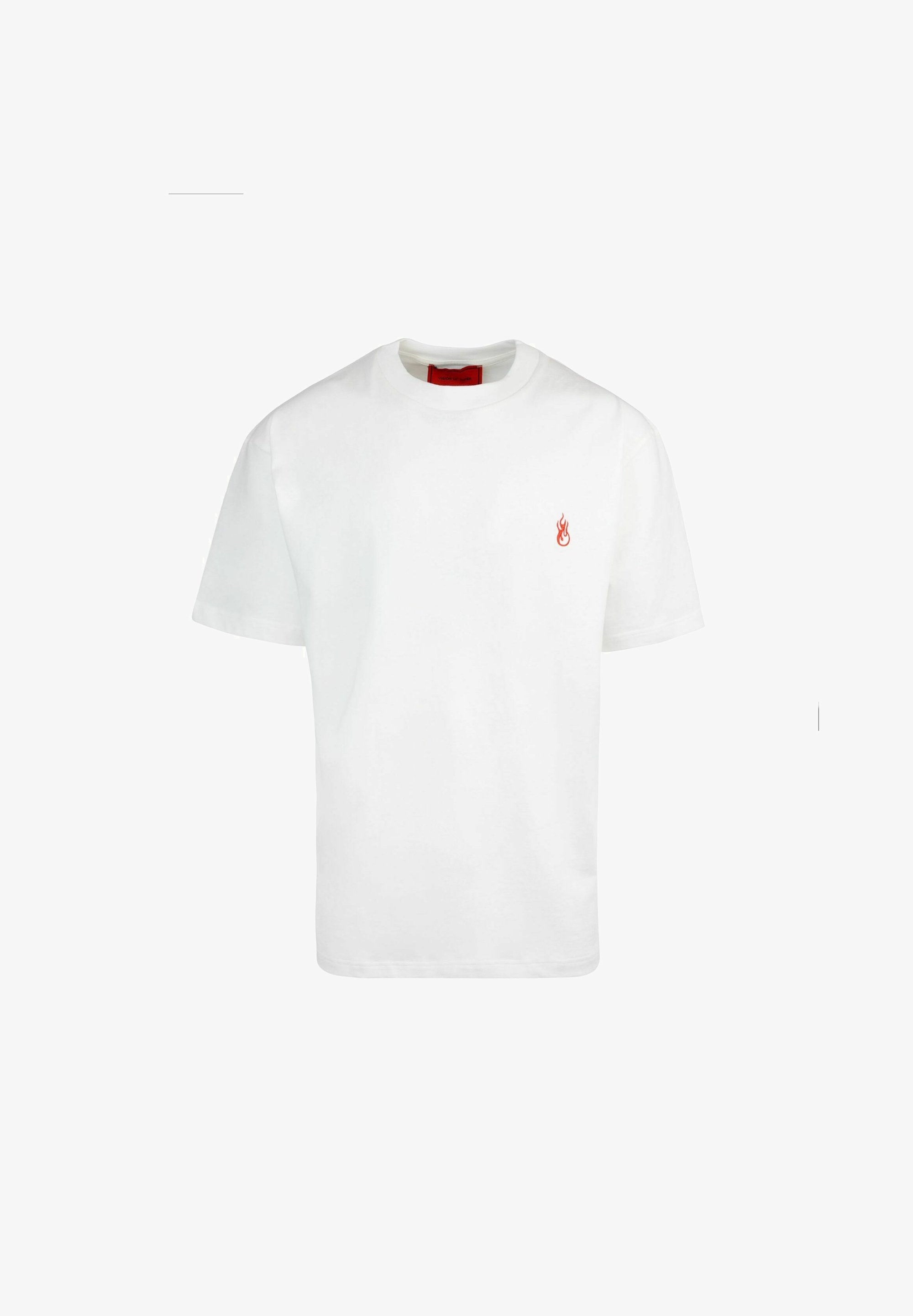 Maglietta Bianca Maglietta Pubblicitaria T-shirt Ricamata Instagram