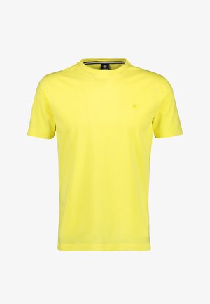 MIT RUNDHALSAUSSCHNITT AUS NACHHALTIG PRODUZIERTE - Basic T-shirt - soft yellow