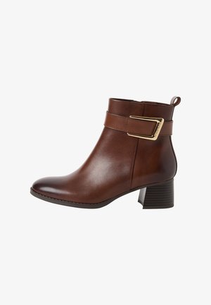 Marco Tozzi, STIEFELETTE - Classic ankle boots - chestnut