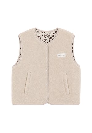 OH APRIL, MAGNOLIA REVERSIBLE FLEECE VEST - Weste - off white cow