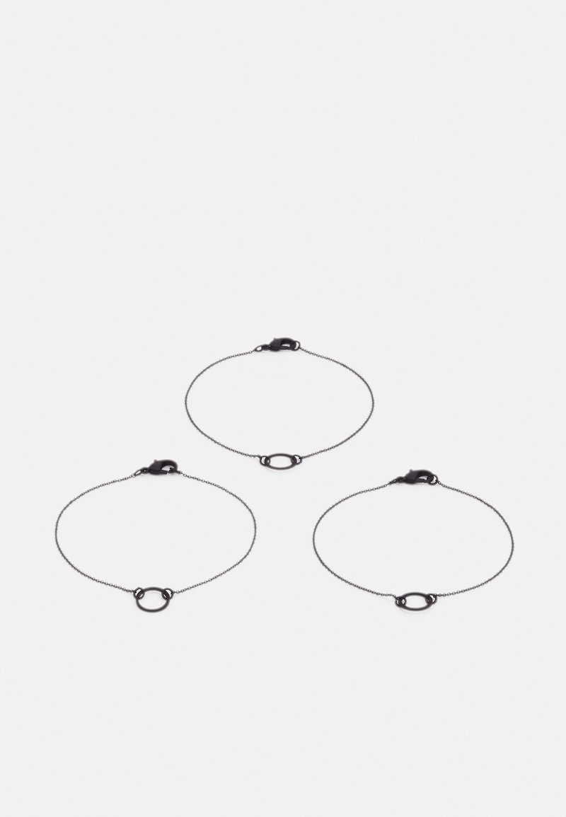 Herren Taschen & Koffer | Burton Menswear London FINE CHAIN 3 PACK Armband all black/schwarz - HZ13164 Herren Taschen & Koffer | Burton Menswear London FINE CHAIN 3 PACK Armband all black/schwarz - HZ13164