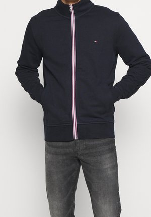 Felpa con zip - dark blue