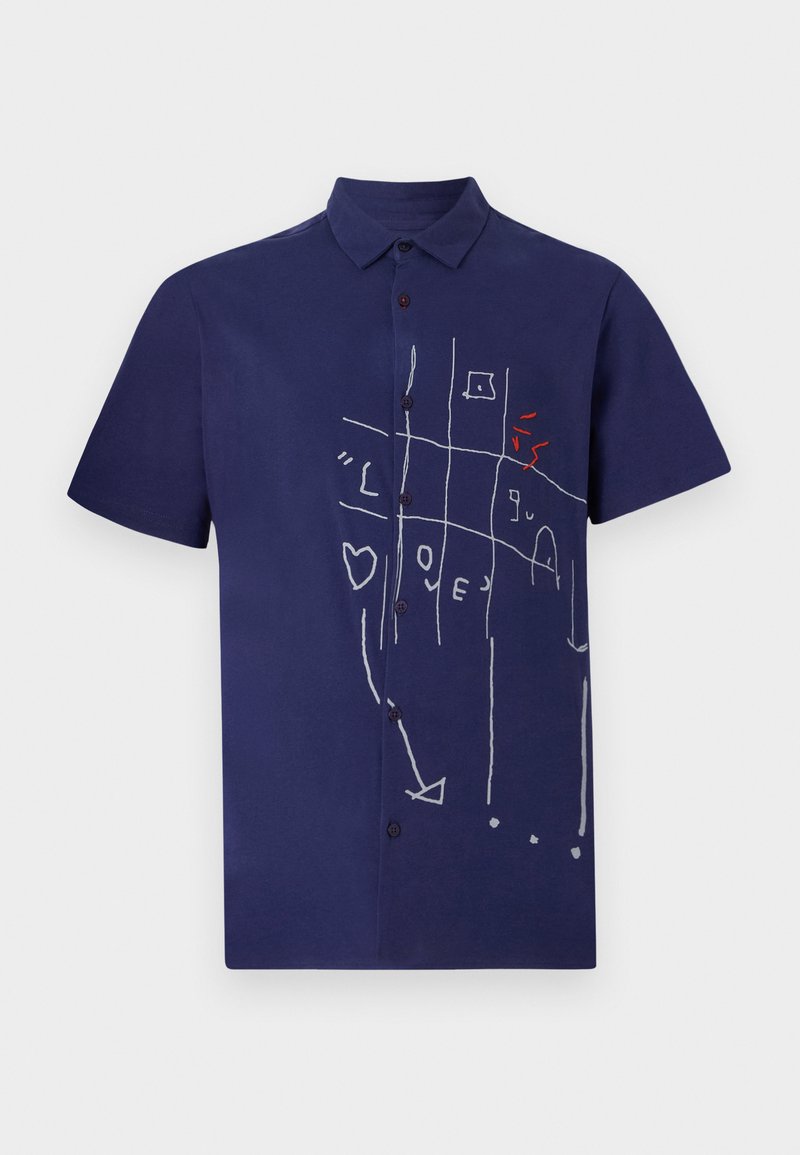 Desigual Overhemd donkerblauw