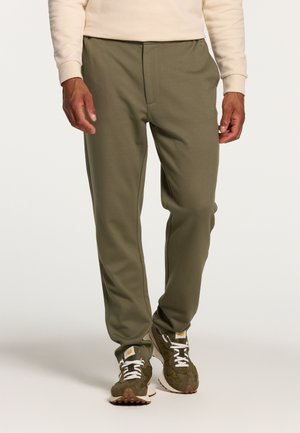 STRETCH - Chino stiliaus kelnės - uniform green