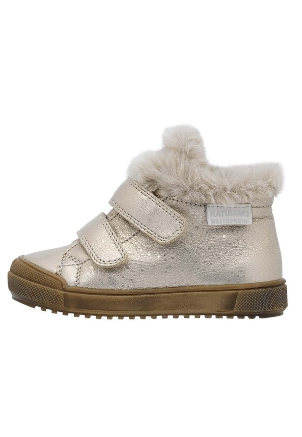 Lauflernschuh – rosa silver