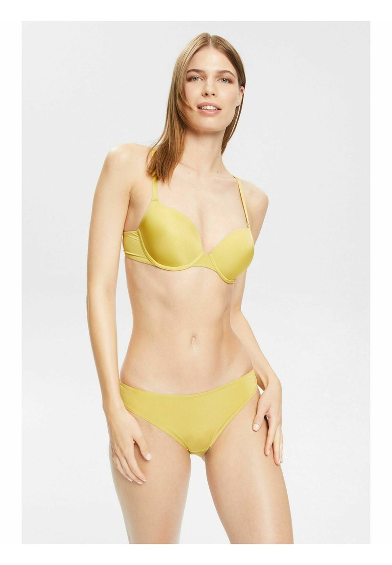 Reggiseno imbottito in cotone - VERDE - Donna - 7.00