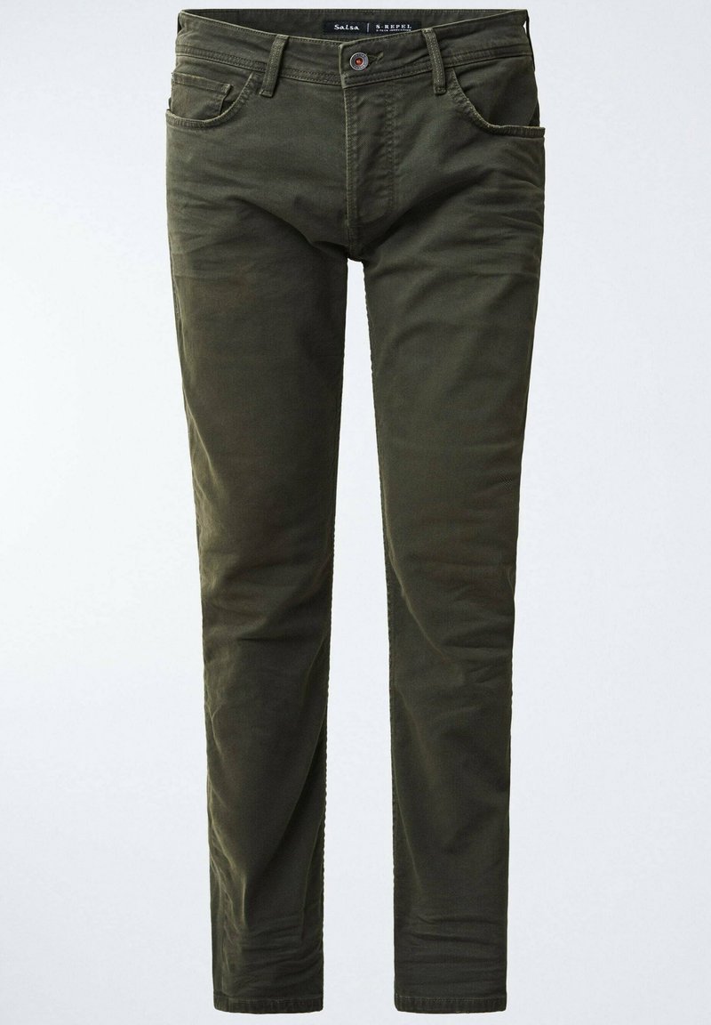 Salsa Jeans Straight leg jeans groen