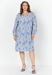 Wasabi Concept WA-CELINE 3 - Rochie de zi - c crystal blue combi