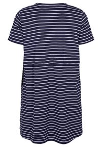 Zizzi SHORT SLEEVED - Tunika - night sky stripe