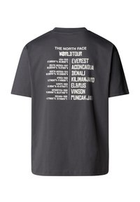 The North Face Print T-shirt - anthracite grey white d