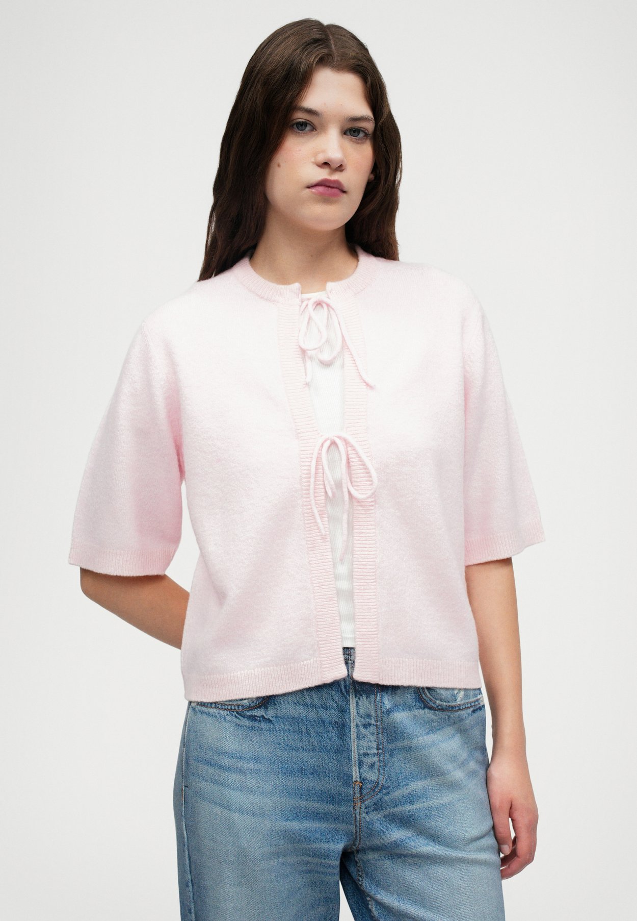 ONLSIMONI 2/4 BOW CARDIGAN KNT NOOS