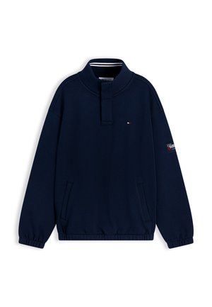 Tommy Hilfiger, BUTTON HIGH NECK - Pusa - dark night navy