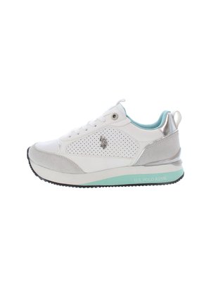 FRISBY - Sneakers - white aquamarine silver