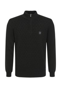 ZIP - Striktrøje - black