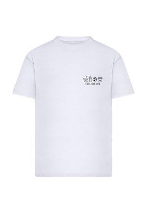 Mister Tee, COOL DAD LIFE OVERSIZE TEE - T-Shirt print - white