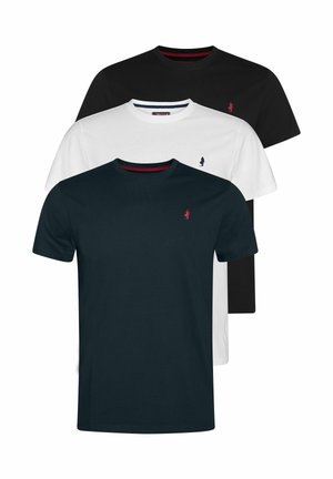 OHIO 3-PACK  - Basic T-shirt - tap shoe bright white dark sap