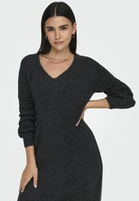 JDY JDYELANORA V-NECK NOOS - Džemperkleita - night sky