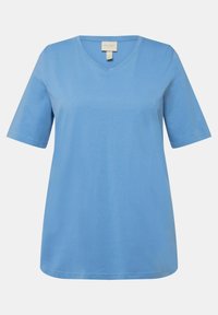 Ulla Popken GRANDES TAILLES - Jednoduché tričko - bleu moyen