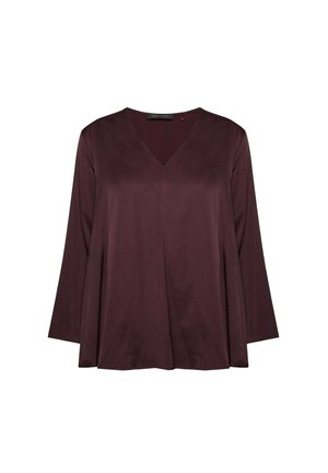 Elena Mirò, BLUSA STRETCH - Blusa - bordeaux