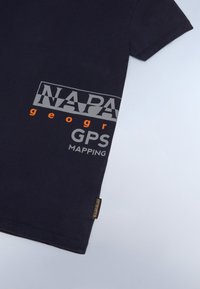 Napapijri EIGER  - Camiseta estampada - blu marine