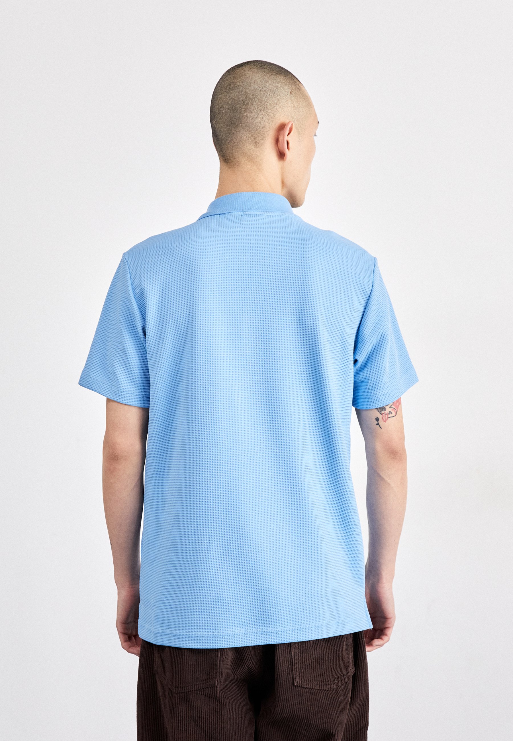 adidas Originals TREFOIL ESSENTIALS WAFFLE - Polo - light