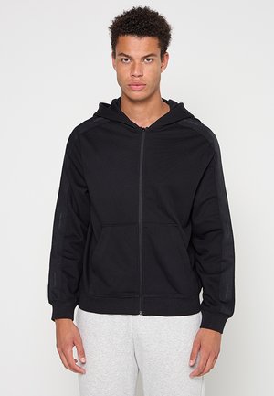 PW  HOODIE - Sweatjacke - black