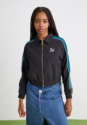 Puma T7  PLAY.LOUD. TRACK WV - Sportovní bunda - black