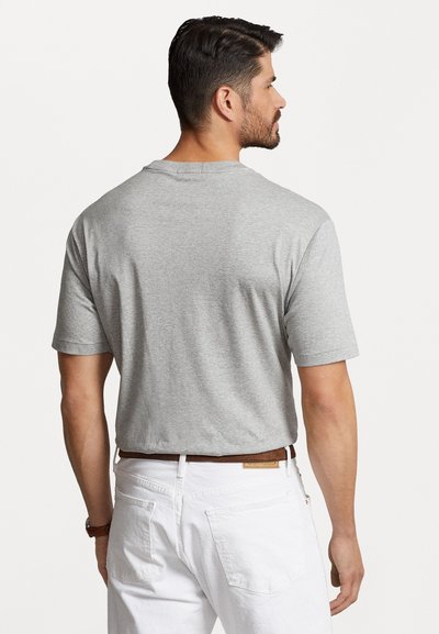 Polo Ralph Lauren Big & Tall SOFT COTTON CREWNECK T-SHIRT - Tricou basic - andover heather