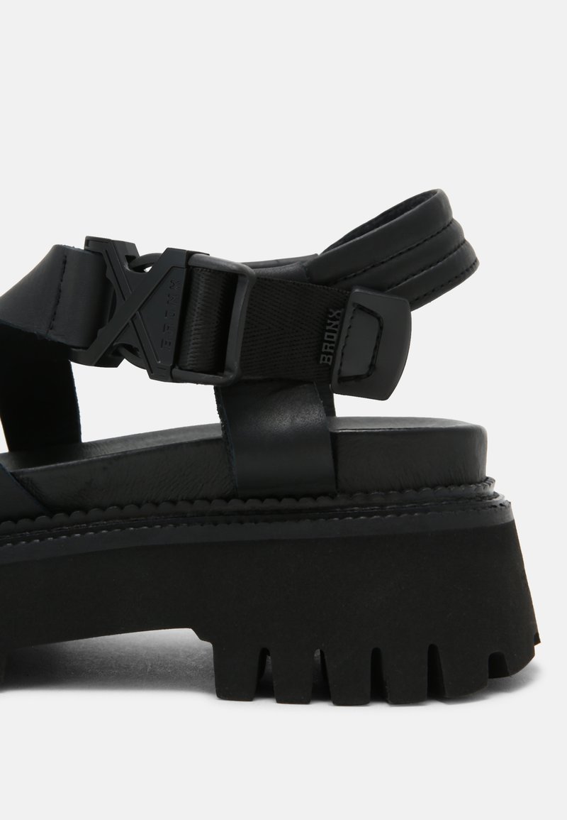 Damen Sneaker | Bronx GROOVY Plateausandalette black/schwarz - AK01131 Damen Sneaker | Bronx GROOVY Plateausandalette black/schwarz - AK01131