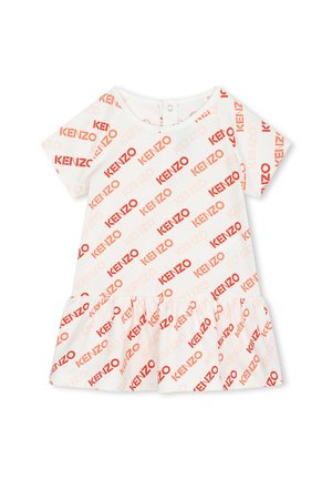 SHORT-SLEEVED - Vestito di maglina - ivoire