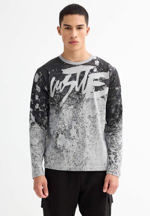 GRÁFICO - Camiseta de manga larga - gris