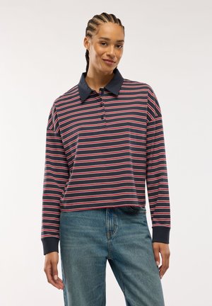 Terranova, T-SHIRT POLO A RIGHE - Polo - var blu scuro