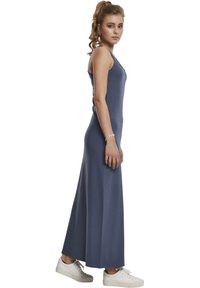 Urban Classics Curvy LADIES LONG RACER BACK DRESS - Maksi suknelė - vintageblue