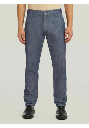 G-STAR, MORRY TAPERED DENIM CHINO, granatowy