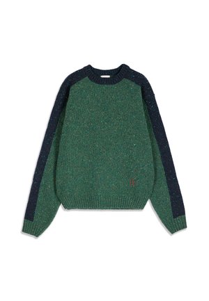 Bobo Choses, COLOR BLOCK - Pullover - mottled dark green