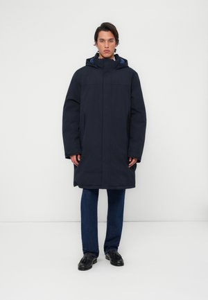 TECH HOODED PADDED - Vinterfrakke - desert sky