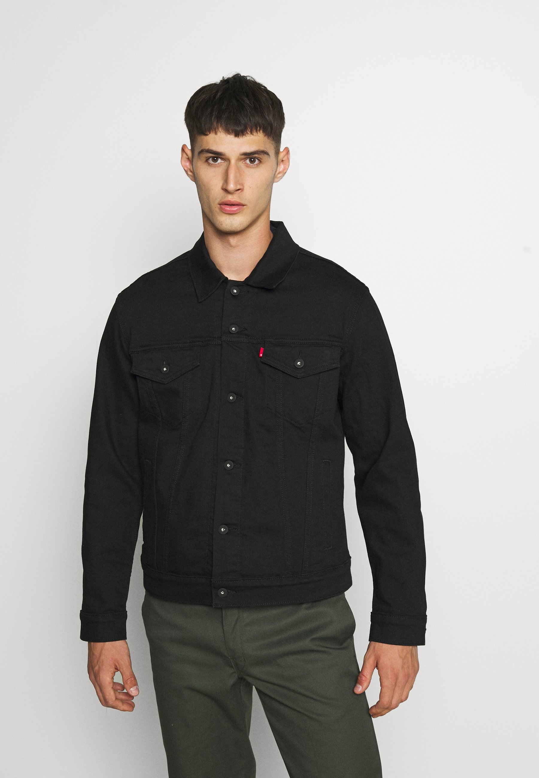 levi's black jean jacket