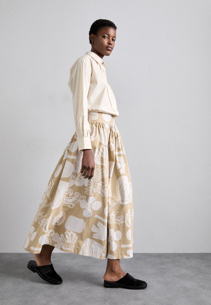 Rodebjer TAEMOO - Maxi skirt - tan - Zalando 