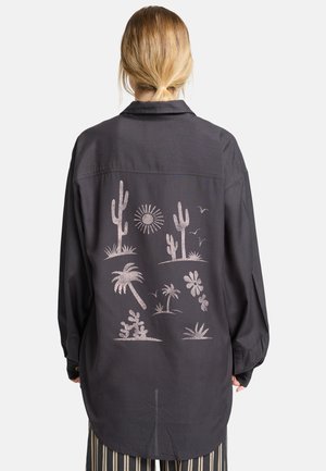 Billabong BEACH SIDE LANGÄRMLIGES - Button-down blouse - black