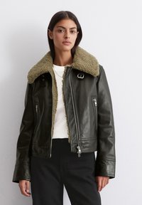 Marc O'Polo DENIM Kožená bunda - black
