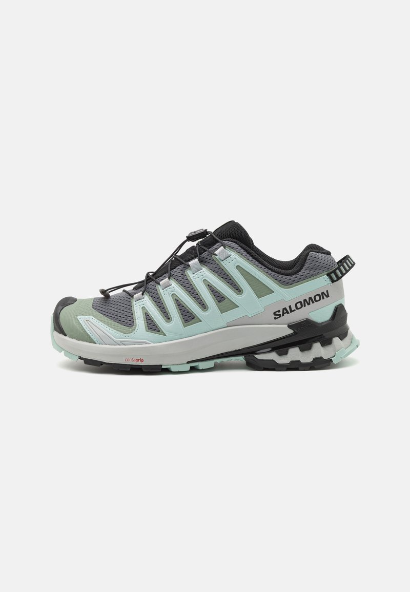 Salomon XA PRO 3D V9 - Chaussures de running - quiet shade/lily pad/blue haze
