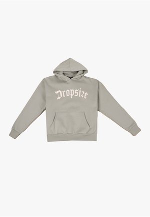 DROPSIZE HEAVY LOGO DESIGN - Sweat à capuche - abbey stone