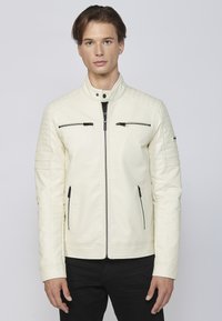 EFFECT - Jakna iz umetnega usnja - crudo   off white